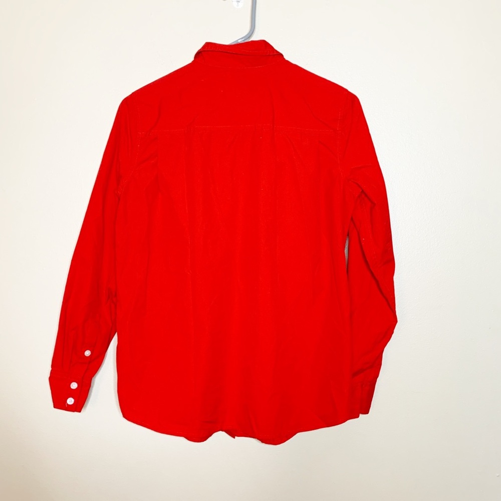 Red Draper James Scalloped Button Up - image 3